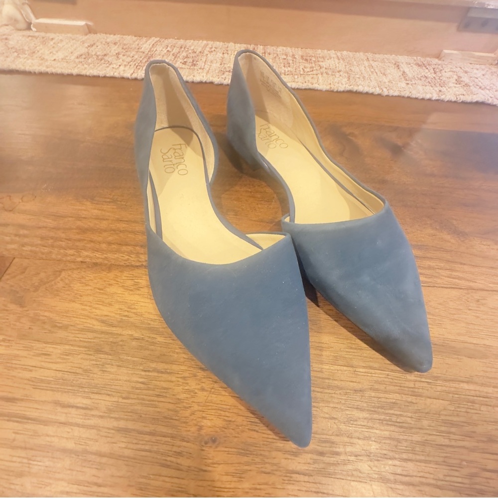 Franco Sarto Suede D’Orsay Pumps – charcoal – Women’s 8M